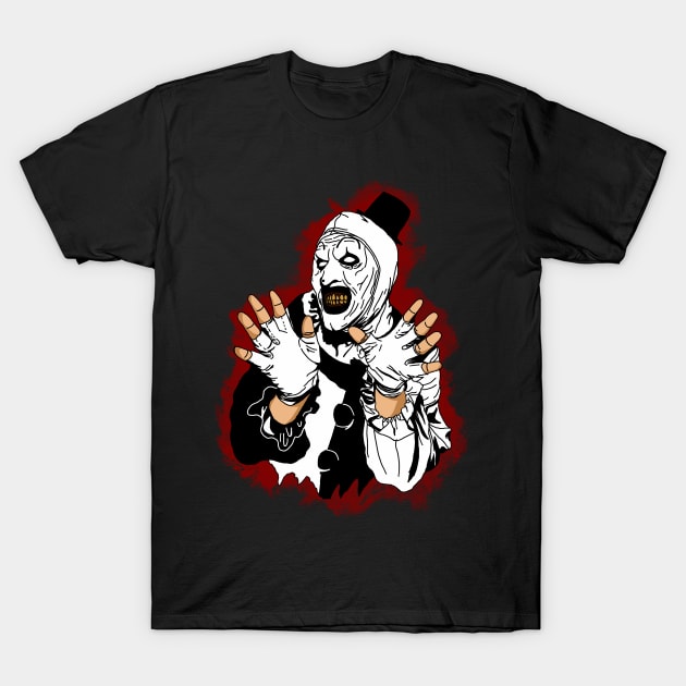 Silent Clown T-Shirt by Horror School Customs